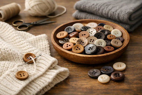 Knöpfe für Strickjacke auswählen leicht gemacht