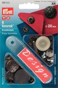 Druckknöpfe Anorak Fusion Altsilber 20mm