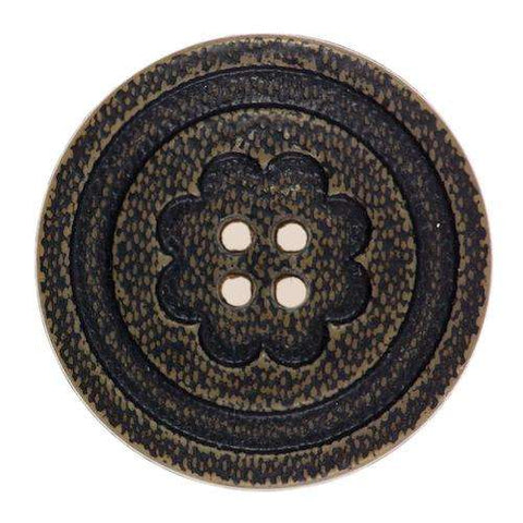 Knopf mit Blumenmuster KBR-101