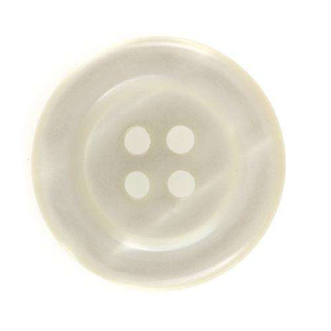 Knopf mit Schimmer Natur creme KN-61