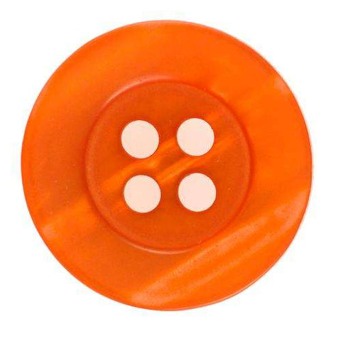 Knopf mit Schimmer orange KO-80
