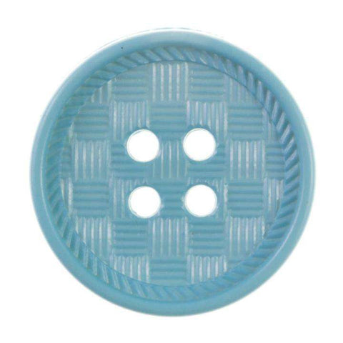 Knopf mit schraffierter Oberfläche blau KT-55