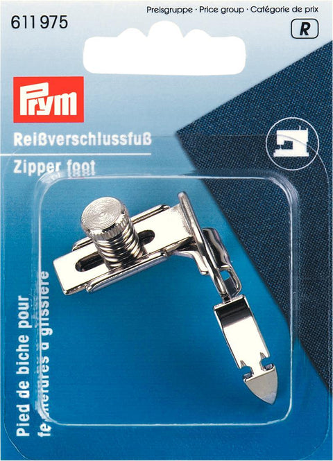 Nähmaschinen Fuß für Reißverschlüsse