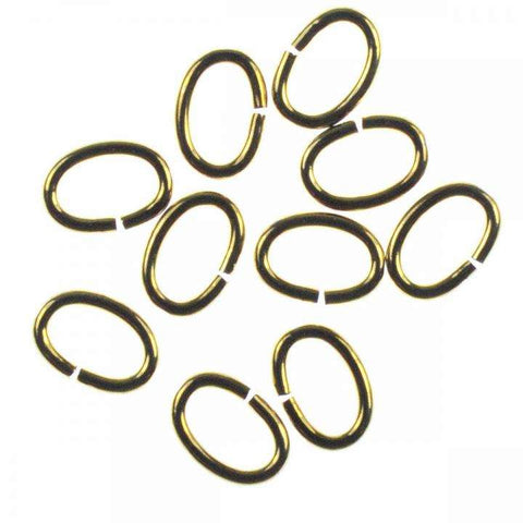 Schmuckring Schmuck Anhänger oval Gold