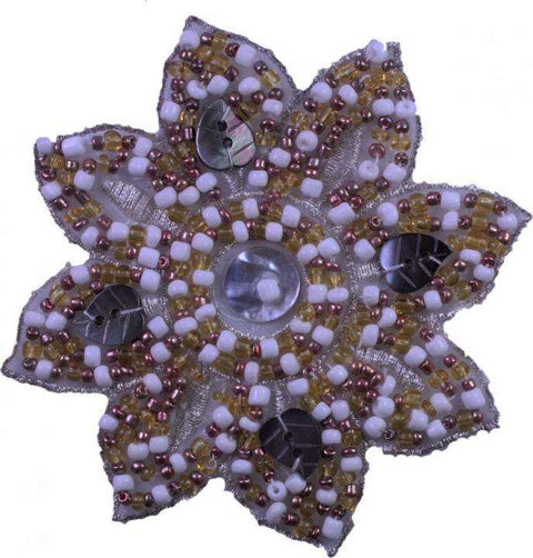 Perlen Applikation Blume