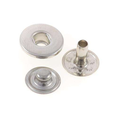 Druckknöpfe Punkte nk-113-altsilber