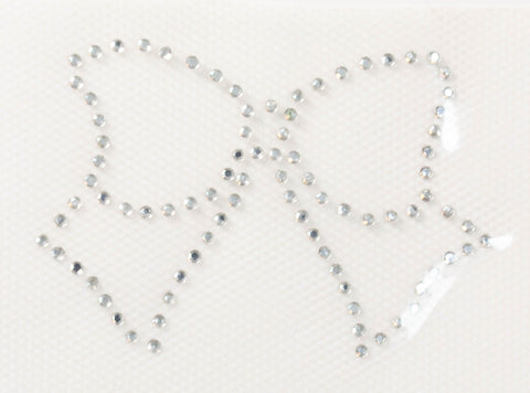 Applikation Schleife Strass-Bügelmotiv AM-ST-8