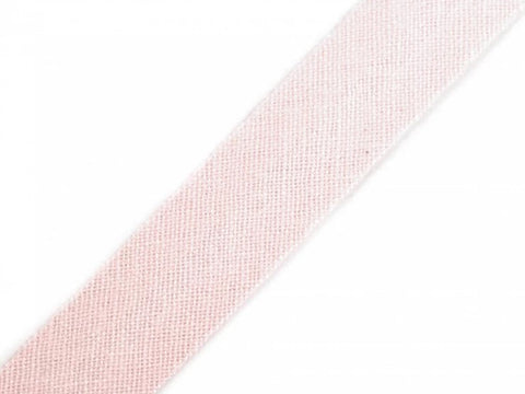 Schrägband Zum Einfassen aus Baumwolle gefalzt B-3-rosa