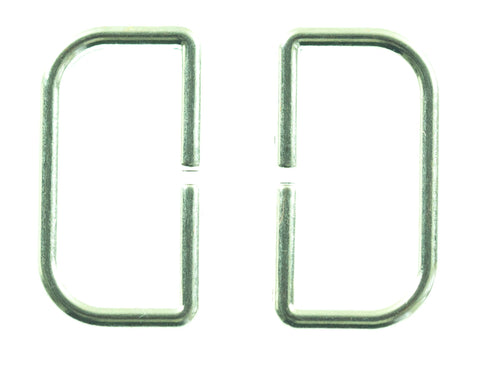 D-Ring Silber Metall HRI-2 Detailansicht