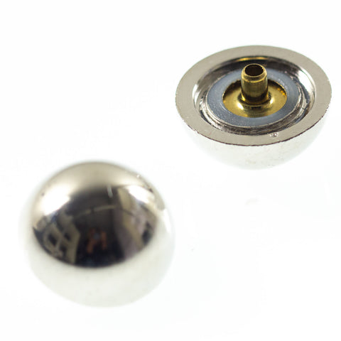 Druckknöpfe Halbkugel nk-191-silber