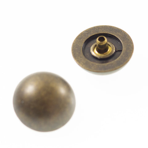 Druckknöpfe Halbkugel nk-192-messing