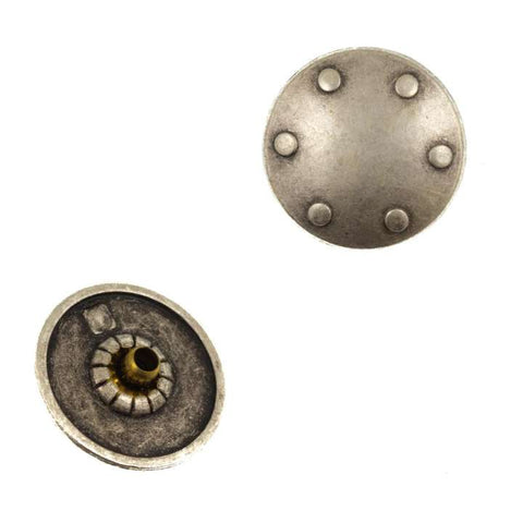 Druckknöpfe Punkte nk-113-altsilber