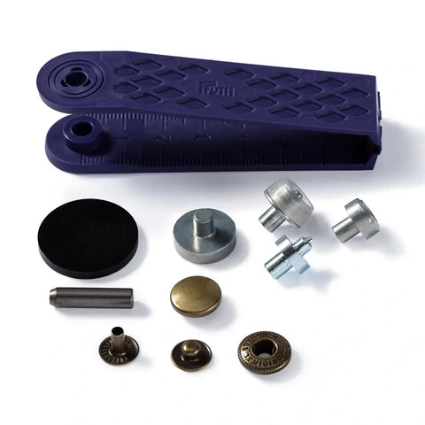 Prym Druckknöpfe Sorti.-12mm Kappen alt Messing 390334 übersicht