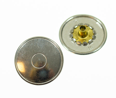 Druckknöpfe Kreise nk-19-nickel-glänz.