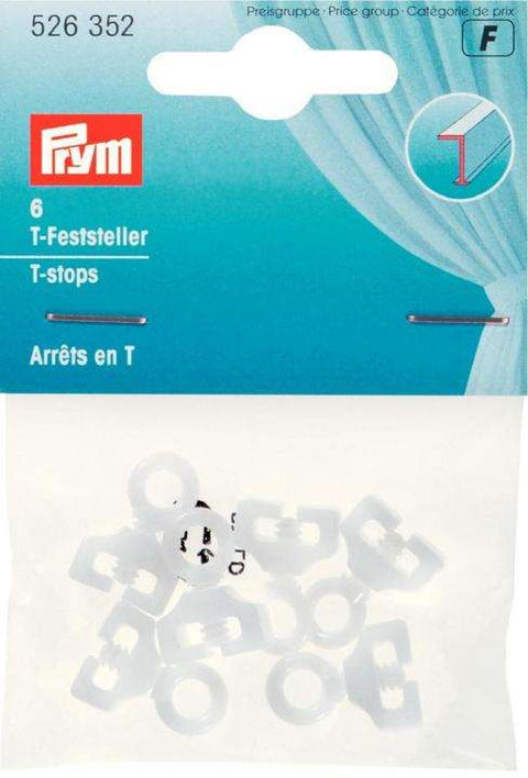 Gardinenschienen T-Feststeller