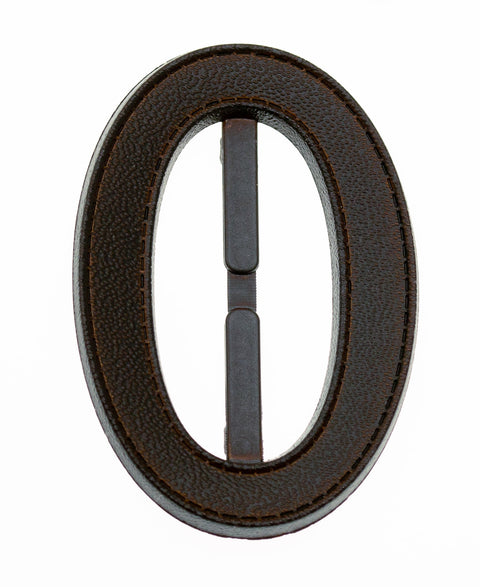 Gürtelschnalle Lederoptik 47-braun