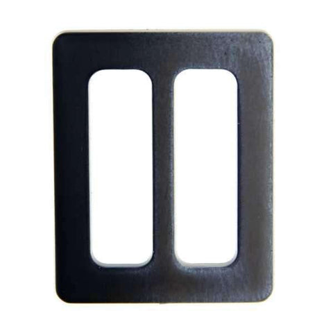 Gürtelschnalle S-8 grau schwarz