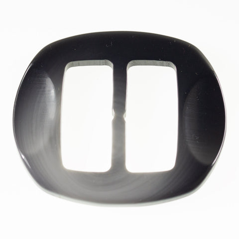 Hornimitat Schnalle s-hi-10-schwarz-grau