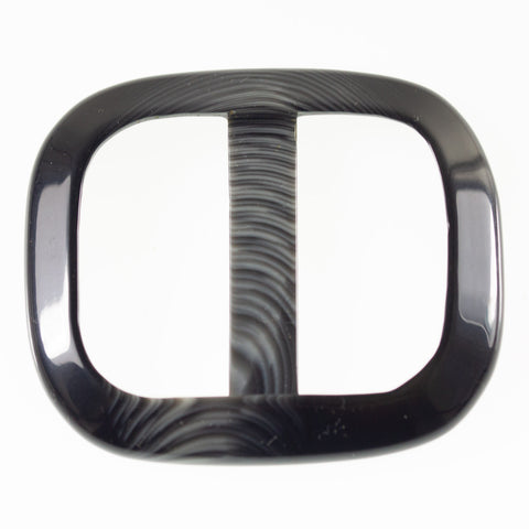 Hornimitat Schnalle s-hi-12-schwarz-grau