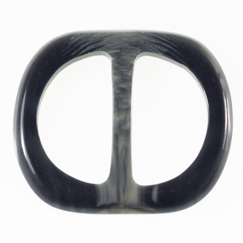 Hornimitat Schnalle s-hi-14-schwarz-grau