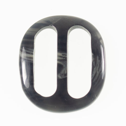 Hornimitat Schnalle s-hi-31-schwarz-grau