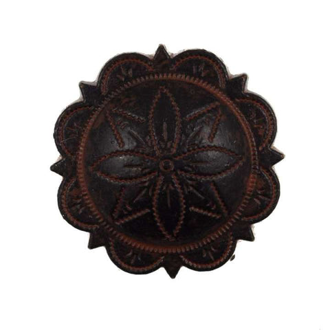 Jeans Knopf Blume nj-22-rost