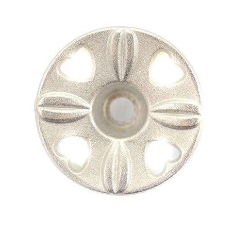 Jeans Knopf Herzchen NJ-53-silber