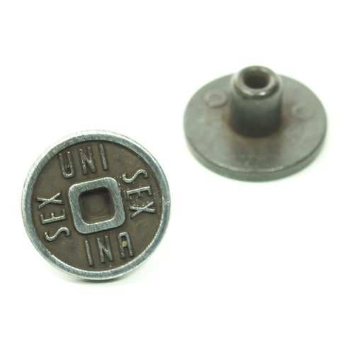 Jeans Knopf "UNI SEX" nj-6-alteisen