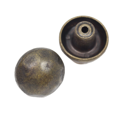 Jeansknöpfe Halbkugel Hammerschlag nj-71-altmessing