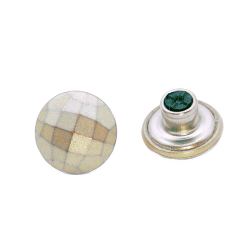 Jeansknöpfe mit Facettierter silber gold