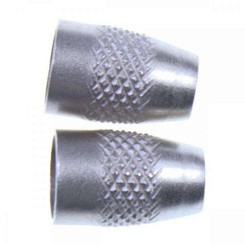 Silberfarbene Kordelenden aus Metall mit Ø 5 mm – ideal für Trachtenmode, Hoodies, DIY-Nähprojekte & dekorative Kordelabschlüsse