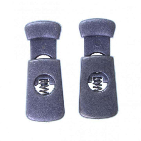 Kordelstopper Kunststoff Silber KOST-28s