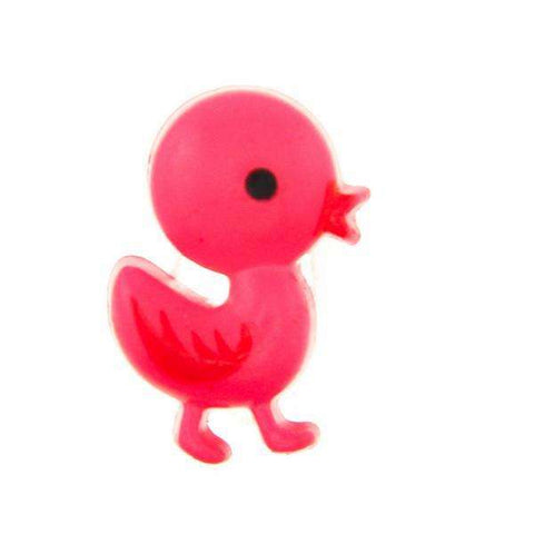 Kinderknopf mit entemotiv aus Kunststoff