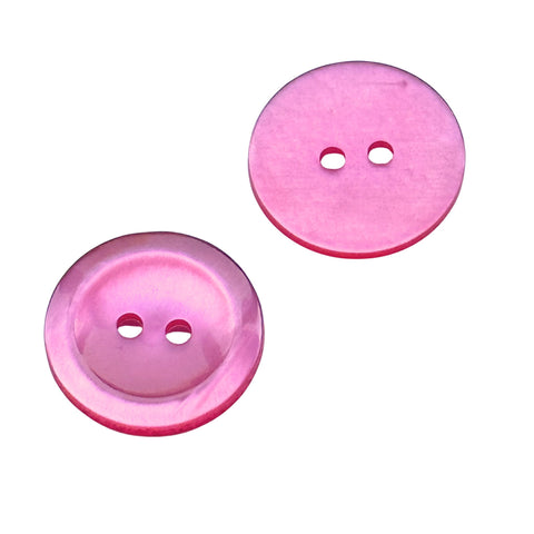 Knopf Kunststoff rosa pink KROS-25