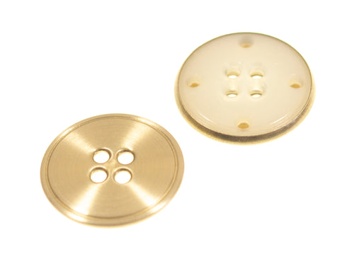4-Loch Knopf Metall Cover kgo-43-a-g