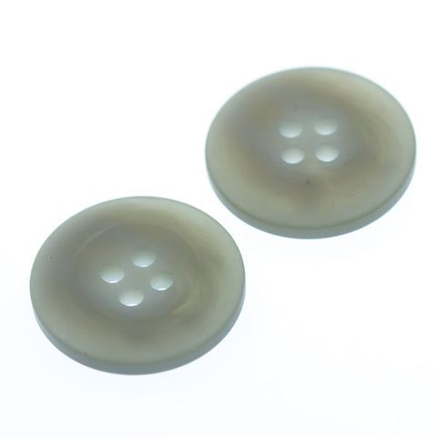Beige Hornimitatknopf HI-74 mit 4-Loch als Blazer- und Sakkoknopf