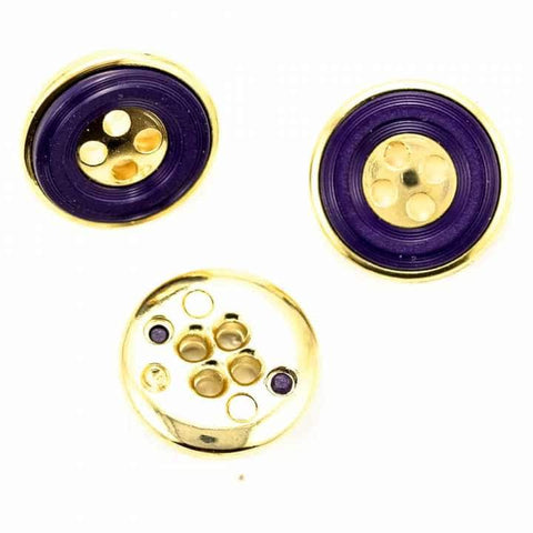 4-Loch Knopf kgo-16g-violett