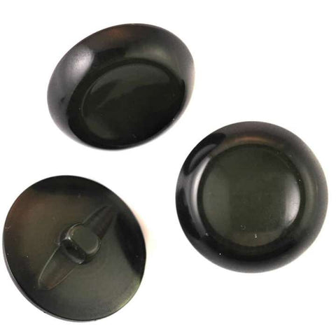 Grün Hornimitatknopf KM-202-D mit Öse als Mantelknopf