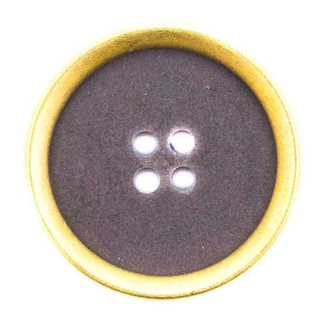 Knopf braun Gold KM-64