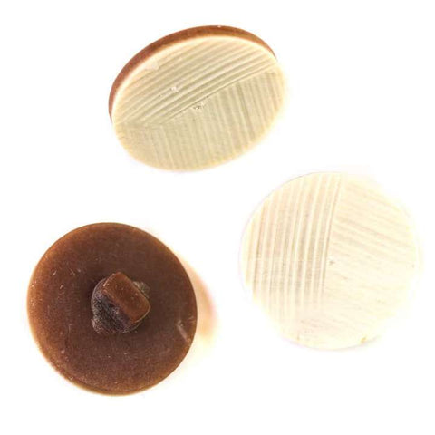 ÖsenKnopf flach KM-74-creme
