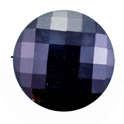 Knopf mit Öse schwarz KS-8