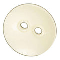Knopf 2-Loch Creme KN-36