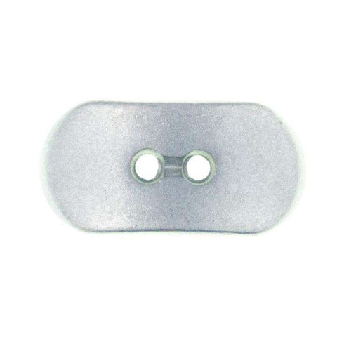 Metallknopf mit Trachtenoptik in Silber mit 2-Loch-Befestigung in 14–18 mm
