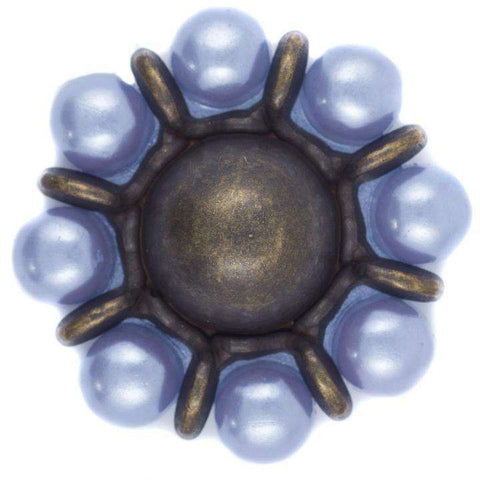 Trachten Knopf Blumen SK-17ag lila