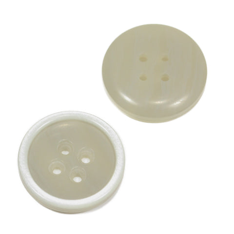 Braun Hornimitatknopf HI-85 mit 4-Loch als Blazer- und Sakkoknopf