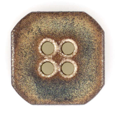 Beige Hornimitatknopf mit 2-Loch-Befestigung HK-4