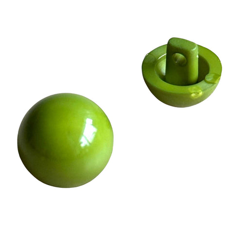 Halbkugel Knöpfe Grass Grün mit Öse in vielen Größen