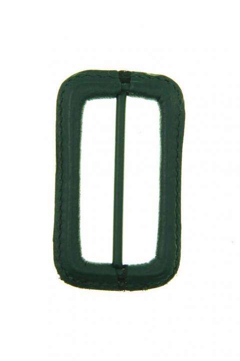 Leder Gürtelschnalle S-LE-2-gruen