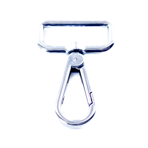 Taschen Karabiner Silber für 30 mm Taschen Gurt pk-1-silber