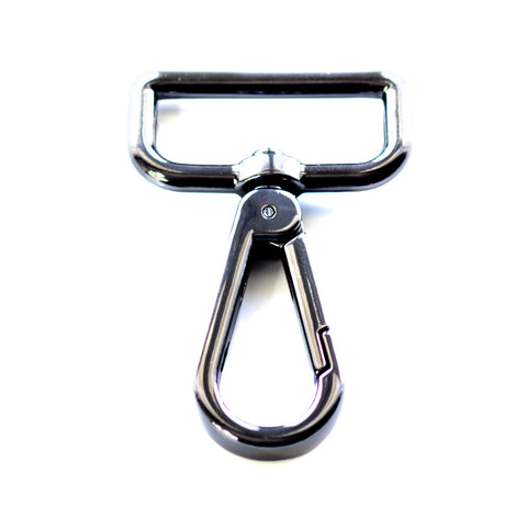 Taschen Karabiner Silber für 30 mm Taschen Gurt pk-1-stahl